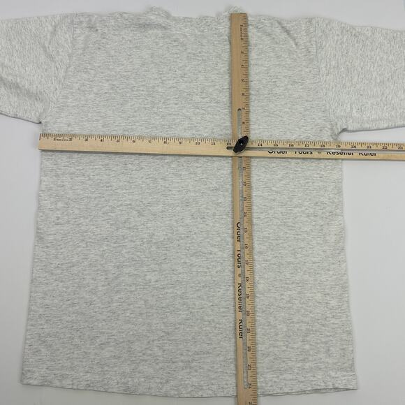 Vintage Bald Eagle Extinction T Shirt Mens Medium Gray 90s Las Vegas Nature Tee - Picture 8 of 8